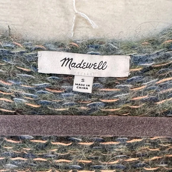 Madewell V-Neck Sweater - Dark Gray size small - Picture 2 of 4